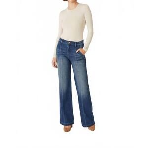 NEW LEVEL99 shelby trouser jean in washed blues